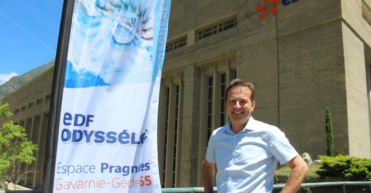 Hervé Daubeuf, chargé de développement de l’agence EDF « Une rivière, un territoire », pragnères