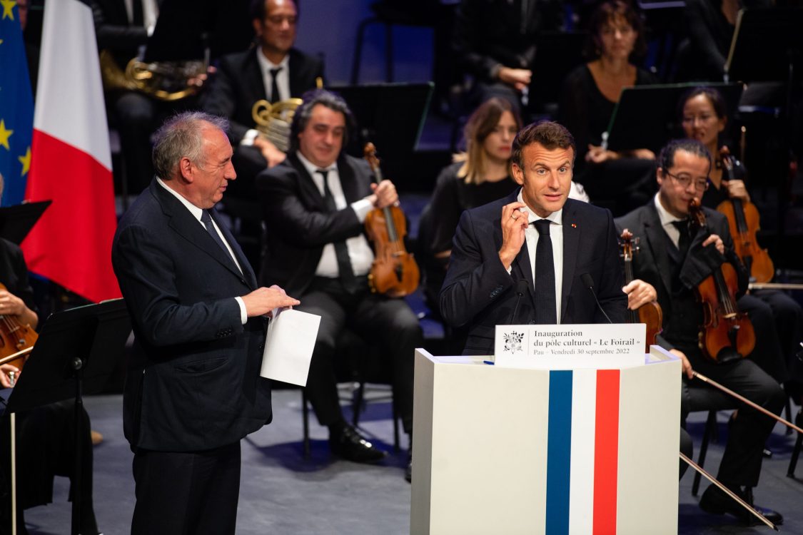 Bayrou, Pau, Foirail, Macron
