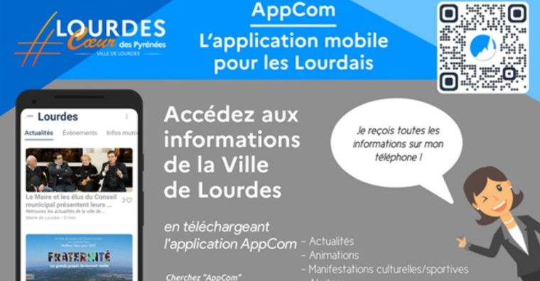 Illustration de l'article Lourdes choisit AppCom pour son application