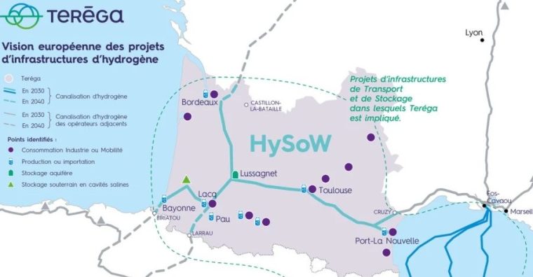 Illustration de l'article Béarn – Hydrogène : Teréga lance le projet HySoW