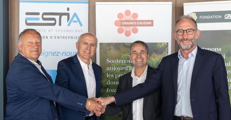 Illustration de l'article Bidart – La fondation d’entreprises ESTIA soutenue par le Crédit Agricole Pyrénées Gascogne