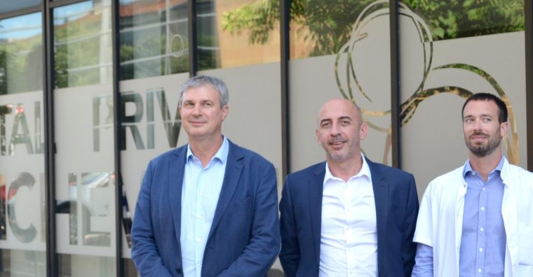 Pierre Malterre, Philippe Cruette et Romain Besson clinique