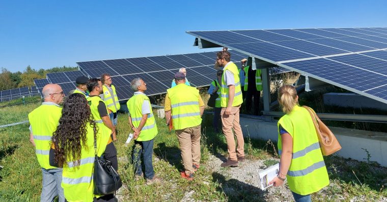 Illustration de l'article Capvern : les collectivités en visite à la centrale photovoltaïque