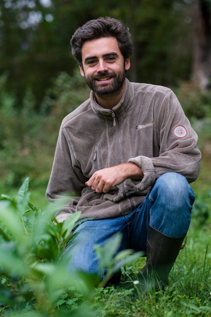 Lucas Ben-Moura, fondateur des thés de L'Arrieulat © Lilian Cazabet