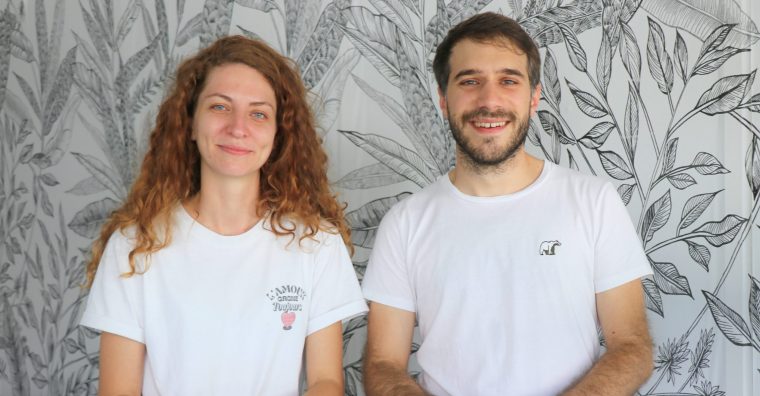 Guillaume Blanc et Elise Applagnat les deux cofondateurs de MerciYanis