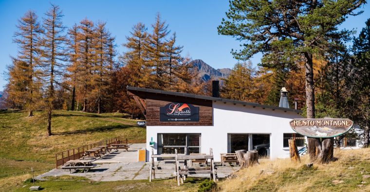 Restaurant La Laquette dans la station Barèges © Lilian Cazabet