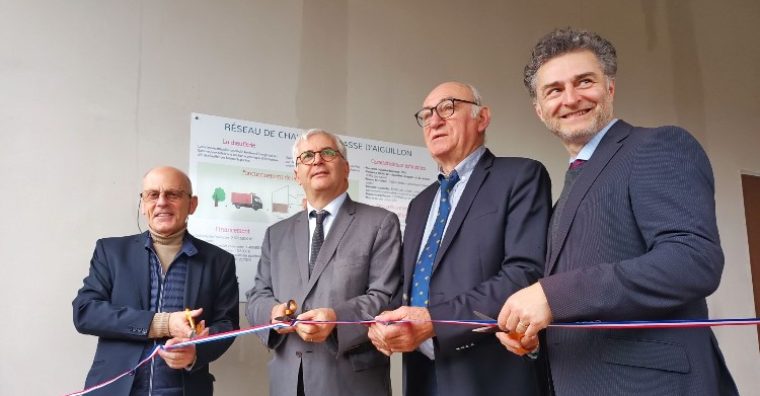 Illustration de l'article Aiguillon – Le plus grand réseau de biomasse inauguré