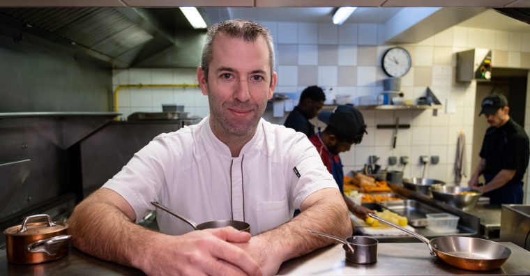 Manuel Godet, chef du restaurant 