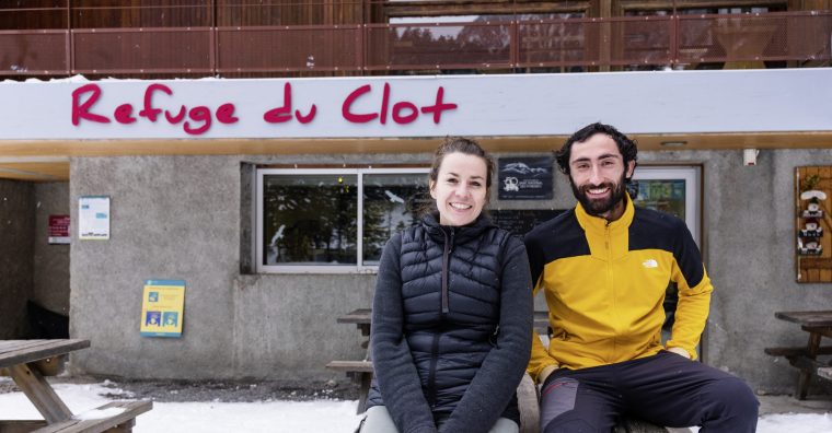 Alice Bodin et Julien Vignasse, nouveaux gardiens du Refuge du Clôt