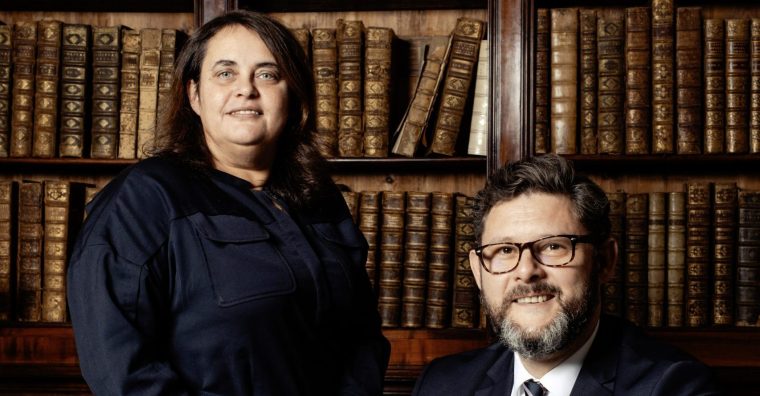 Caroline Marty- Daudibertières et Thomas Neckebroek, respectivement Bâtonnière et vice-Bâtonnier de l’Ordre des avocats de Toulouse