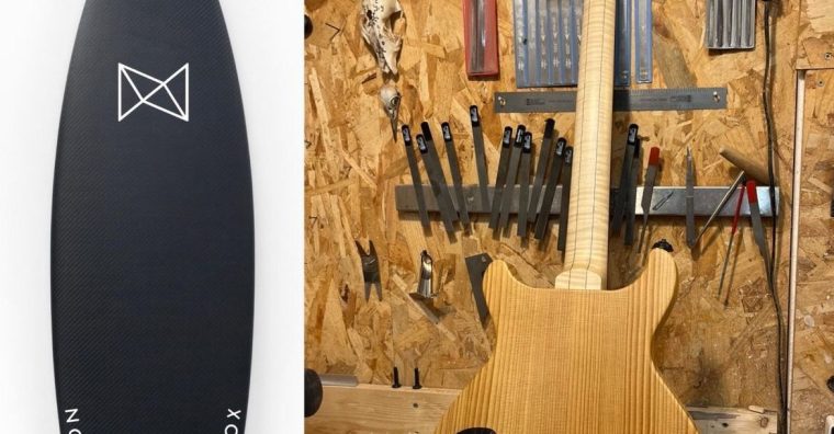 Illustration de l'article Anglet – Du carbone, des planches et des guitares