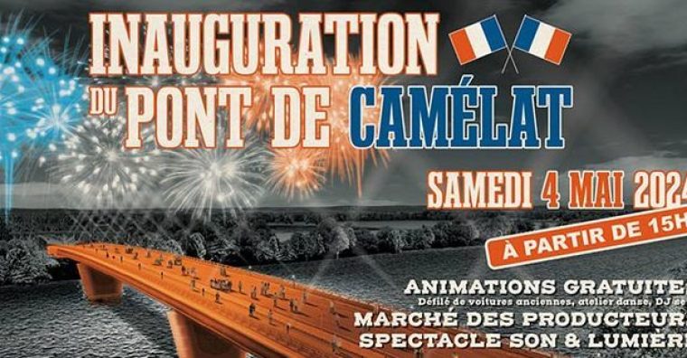 Illustration de l'article Agen – L’inauguration du Pont de Camélat en grande pompe