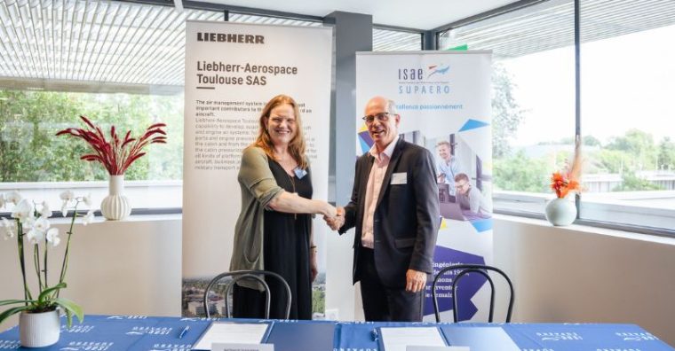 Illustration de l'article Liebherr Aerospace et l’ISAE Supaéro signent une chaire industrielle
