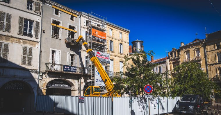 Illustration de l'article Agen : suite des travaux place des Laitiers