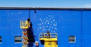 L’art urbain s’affiche dans la future usine de Dedienne Aerospace