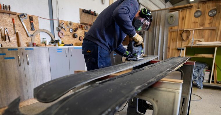 Illustration de l'article Bagnères-de-Bigorre – Villacampa propose des masterclass pour fabriquer ses skis en bois
