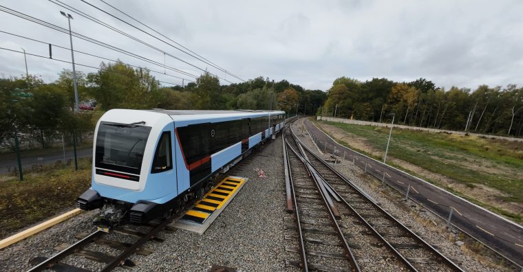 Illustration de l'article La première rame de métro de la ligne C débute ses essais
