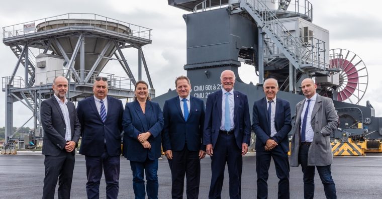 Illustration de l'article Inauguration officielle du quai Armand-Gommès : le port de Bayonne renforce ses ambitions logistiques