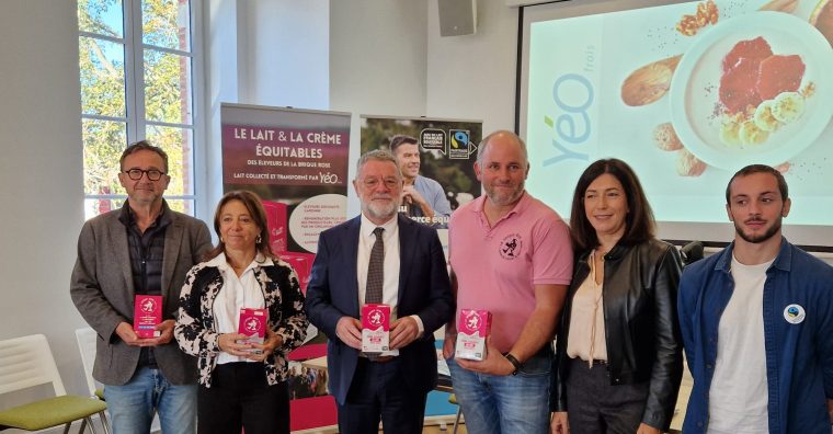 Illustration de l'article Yéo frais et la Brique Rose lancent une nouvelle référence de crème