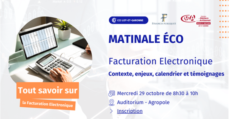 Illustration de l'article Agen – La facturation électronique au petit-déjeuner