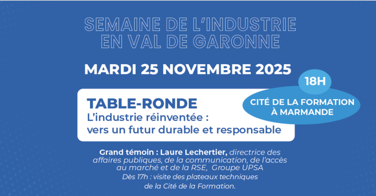 Illustration de l'article Val de Garonne – Une table ronde sur l’industrie réinventée