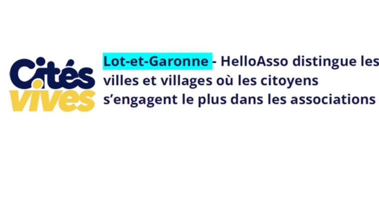 Illustration de l'article Associations – Les villes les plus engagées du Lot-et-Garonne