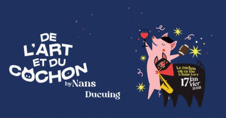 Illustration de l'article « De l’Art et du Cochon » : La filière du porc noir de Bigorre en vedette à Saint-Lary