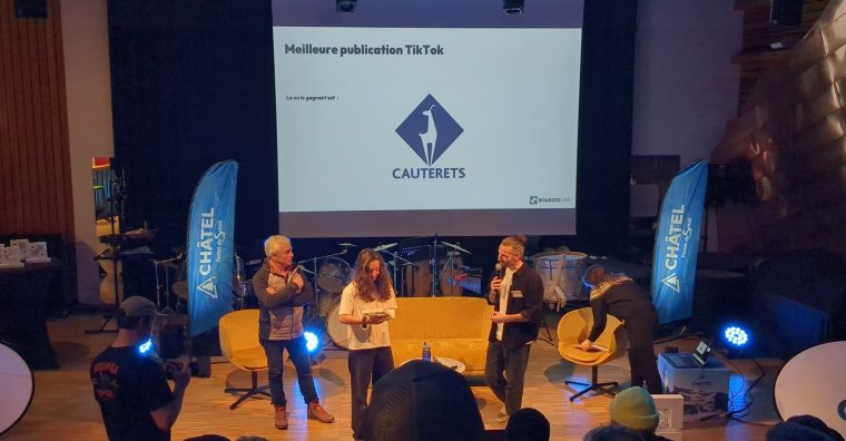 Illustration de l'article Boarderline Awards 2026 : l’office de tourisme de Cauterets repart avec le prix du meilleur TikTok