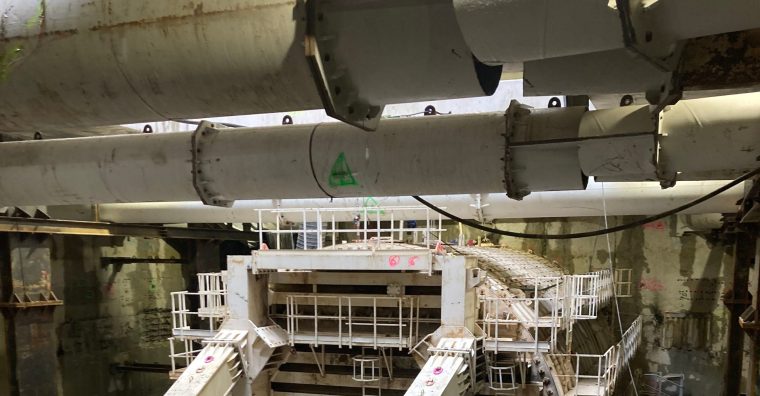 Illustration de l'article Les tunneliers de la ligne C du métro toulousain franchissent de nouvelles étapes