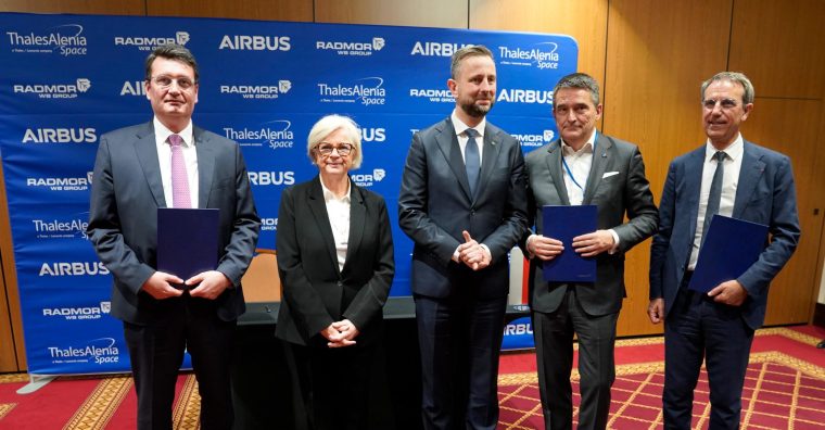 Illustration de l'article Airbus et Thales vont développer un nouveau satellite pour les communications militaires de la Pologne