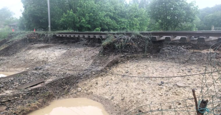 Illustration de l'article Suite à de violentes intempéries, la SNCF lance d’importants travaux sur la ligne Orthez – Pau