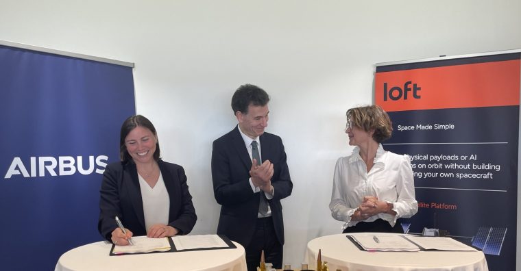 Illustration de l'article Airbus Defence & Space et Loft Orbital signent un nouveau contrat