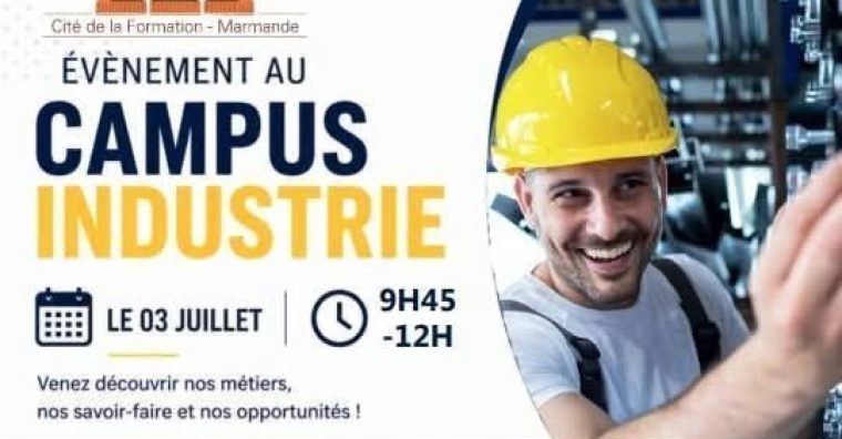 Illustration de l'article Formation – Découverte au campus industrie