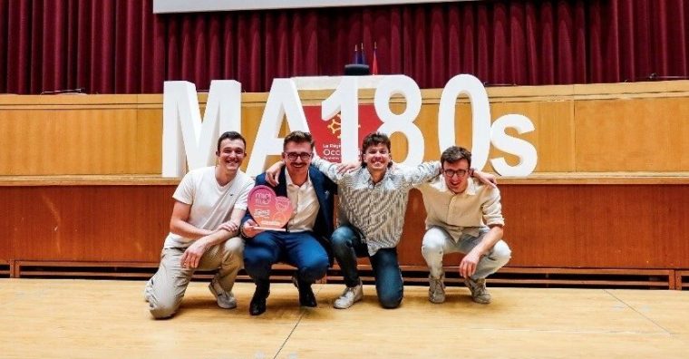 Illustration de l'article MA180s : Prix du public pour Gaëtan Larrieu de l’ENIT