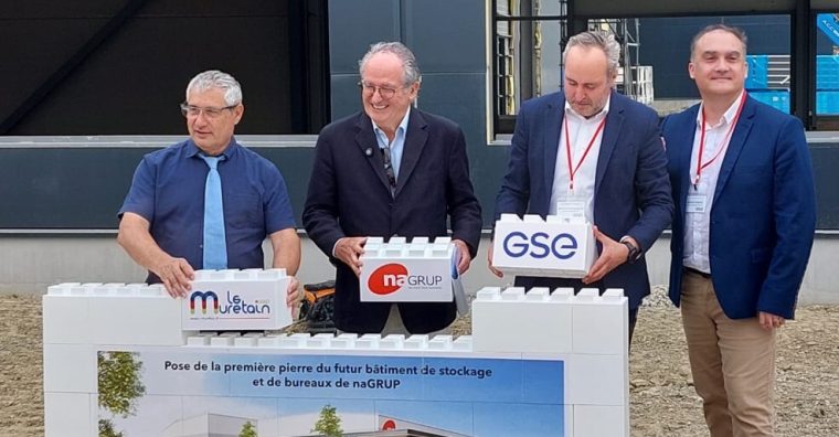 Illustration de l'article Première pierre posée pour l’entrepôt logistique de naGRUP