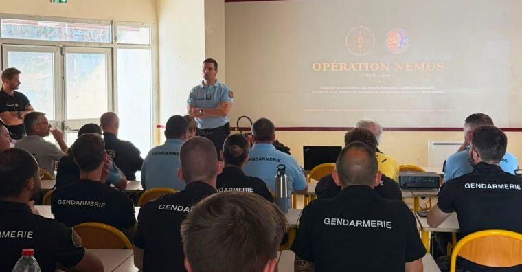 Illustration de l'article Incendie – Dispositif renforcé à la gendarmerie