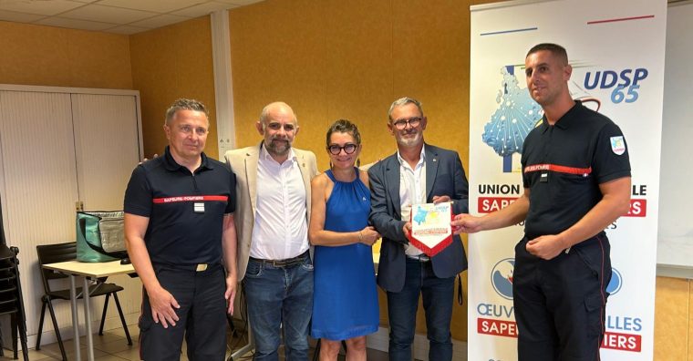 Illustration de l'article Après les incendies de l’été, le Rotary Club de Tarbes en soutien des pompiers